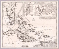 (Sheet 2) Grand theatre de la guerre en amerique suivant les plus novelles observations des Espagnols, Anglois, Franȯise & Hollandois